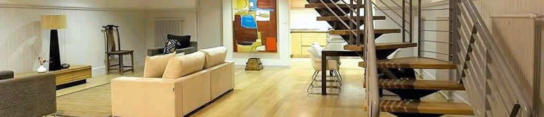 Decorated living room